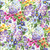 Wilmington Prints Fabrics Floral Flutter Susan Winget Packed Florals White