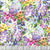 Wilmington Prints Fabrics Floral Flutter Susan Winget Packed Florals White