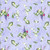 Wilmington Prints Fabrics Floral Flutter Susan Winget Lily of the Valley Toss Purple