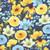 Wilmington Prints Fabrics Gentle Meadow Lola Molina Packed Floral Blue