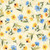 Wilmington Prints Fabrics Gentle Meadow Lola Molina Medium Floral Toss Yellow
