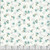 Wilmington Prints Fabrics Gentle Meadow Lola Molina Small Floral Toss White, close-up image of fabric with tiny blue flowers and gray leaves on a white background.