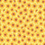 Wilmington Prints Fabrics Gentle Meadow Lola Molina Tonal Flowers Yellow, a fabric featuring a vibrant pattern of yellow flowers with orange centers and green accents on a yellow background, ideal for quilting and sewing projects.