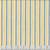 Wilmington Prints Fabrics Gentle Meadow Lola Molina Vertical Stripe Yellow, close-up image showing a fabric with yellow and light blue vertical stripes on a beige background, ideal for quilting or sewing projects.