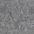 Wilmington Prints Fabrics Forest Trails Wilmington Batiks Paisley & Flowers Gray, fabric with a detailed gray and white botanical paisley and floral pattern.