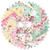 Wilmington Prints Fabrics Peony Blossoms By The Lakeside Art Studio Charm Squares Five Inch