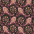 Henry Glass Fabrics Candlelight and Romance 118 Inch Quilt Back Kim Diehl Black Pink Floral Paisley, fabric with a black background and pink, yellow, and green floral paisley pattern.