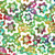 Riley Blake Fabrics Bold in Bloom Batiks Fran Morgan Cream Yellow Green Red Big Blooms