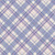 Riley Blake Fabrics Hydrangeas in the Garden Jennifer Bosworth Blue Garden Plaid Diagonal