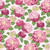 Riley Blake Fabrics Hydrangeas in the Garden Jennifer Bosworth Pink Pearl Hydrangea Blooms, vibrant floral fabric pattern featuring pink, green, and cream hydrangea flowers with lush green leaves on a light pink background.