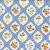 Riley Blake Fabrics Virginia Rose Katherine Lenius Blue French Wall Flowers