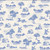 Riley Blake Fabrics Virginia Rose Katherine Lenius Blue White Country Toile