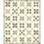 Moda Fabrics Posh BasicGrey Harrisonburg Quilt Kit, detailed image of a quilt with a geometric patchwork design in neutral tones of beige, gray, black, and cream.
