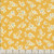 Riley Blake Fabrics Virginia Rose Katherine Lenius Yellow Primrose, yellow fabric with white and light blue floral pattern.