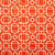 Covington Fabrics Makura Persimmon Chippendale Trellis