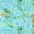 Windham Fabrics Spotted Graffiti Marcia Derse Sea Glass, abstract fabric design with swirling patterns, dots, and textured splashes in blue, green, and orange tones.