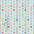 Riley Blake Fabrics Egg Hunt Janet Wecker Frisch Egg Dye Dots Aqua Blue, a colorful fabric pattern featuring pastel-colored polka dots with handwritten color names on a light blue background.