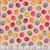 Riley Blake Fabrics Egg Hunt Janet Wecker Frisch Jelly Beans Pink, colorful jelly beans pattern on pink background.