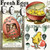 Riley Blake Fabrics Egg Hunt Janet Wecker Frisch Easter Egg Collage Multi Cream Pink