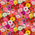 Elizabeth's Studios Fabrics Burst Of Color Red Yellow Green Gerbera Daisies