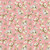 Lumin Fabrics White Owl Nature's Serenade Susan Winget Mushrooms Pink Brown, a fabric pattern featuring watercolor-style mushrooms on a pink background.