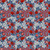 Lumin Fabrics White Owl Stars and Stripes Jennifer Ellory Americana Flowers Blue Red Cream