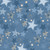 Lumin Fabrics White Owl Stars and Stripes Jennifer Ellory Patchwork Stars Blue