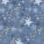 Lumin Fabrics White Owl Stars and Stripes Jennifer Ellory Patchwork Stars Blue
