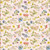 Lumin Fabrics White Owl Nature's Serenade Susan Winget Wildflowers Pink Green
