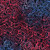 Lumin Fabrics Island Batik Paisley Parade Mini Leaf Paisley Multi Red White Blue