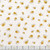 Clothworks Fabrics Susybee Susy Bees Yellow, fabric with a pattern of cheerful yellow bees flying on a white background.