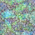 Lumin Fabrics Island Batik Under the Sea Amoebic Shapes Multi Green Purple Mardi Gras