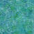 Lumin Fabrics Island Batik Paisley Pop Dot Swirl Multi Blue Green Marbles, a vibrant fabric featuring intricate paisley, polka dots, and swirl patterns in shades of blue, green, and marbles.
