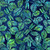 Lumin Fabrics Island Batik Enchanted Flutter Dragonfly Leaves Multi Blue Green Marbles