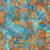 Lumin Fabrics Island Batik Blooom Grove Large Floral Teal Mermaid