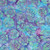 Lumin Fabrics Island Batik Garden Bloom Floral Tossed Multi Purple Green Flourite