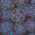 Quilting Treasures Fabrics Royale Dan Morris Black Stained Glass Floral Circles