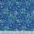 Quilting Treasures Fabrics Royale Dan Morris Blue Stained Glass Packed Floral