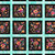 Quilting Treasures Fabrics Fluttering Gardens Dan Morris Turq Blue Butterfly Floral Block Panel