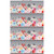 In The Beginning Fabrics Alice Pink Black Hearts and Flowers Border Stripe