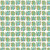 Riley Blake Fabrics Liberty Fabrics Gifts from the Garden Lasenby Cotton Blue Orange Orchard Trees, colorful floral and fruit pattern with orange, blue, and green motifs on a white background.