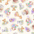 Quilting Treasures Fabrics Little Ones Helz Cuppleditch Cream Baby Animals