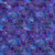 Quilting Treasures Fabrics Interwoven Dan Morris Grape Purple, textile fabric with an abstract woven pattern in various shades of purple, blue, and violet.