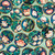 Quilting Treasures Fabrics Serenity Dan Morris Green Lotus Floral Medallions