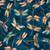 Quilting Treasures Fabrics Serenity Dan Morris Navy Dragonflies