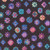 Quilting Treasures Fabrics Royale Dan Morris Black White Stained Glass Flowers