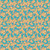 Riley Blake Fabrics Gifts from the Garden Lasenby Cotton Orange Blue Apple Blossoms fabric with a vibrant floral pattern of orange flowers and pink accents on a turquoise background.