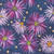 Moda Fabrics Soulstice Create Joy Project Wall Flower Watercolor Floral  Navy Blue