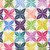 Moda Fabrics Soulstice Create Joy Project Butterfly Lattice Watercolor Canvas Cream Red Blue Green, colorful butterfly lattice watercolor pattern fabric with shades of cream, red, blue, and green.