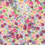Moda Fabrics Soulstice Create Joy Project Garden Glitter Watercolor Floral Cream Pink Purple